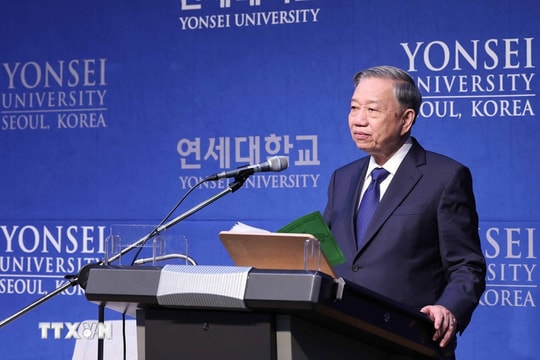 Tổng Bí thư Tô Lâm phát biểu chính sách tại Đại học Yonsei, Hàn Quốc