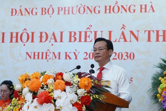 Đại hội đảng bộ phường Hồng Hà lần thứ nhất: Dấu mốc lịch sử