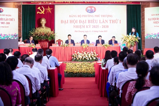 135 đại biểu dự Đại hội đại biểu Đảng bộ phường Phú Thượng