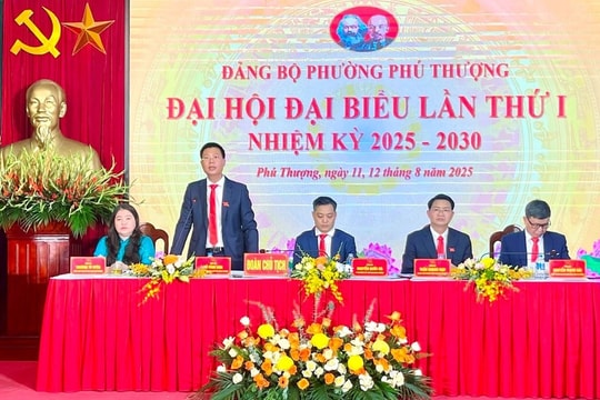Đại hội đại biểu Đảng bộ phường Phú Thượng lần thứ I, nhiệm kỳ 2025 - 2030: Khơi dậy khát vọng phát triển, xây dựng phường giàu đẹp, văn minh