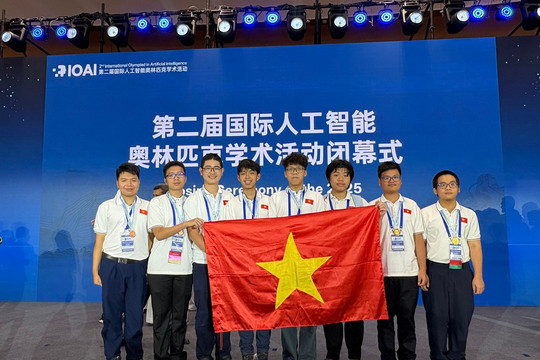 Học sinh Việt Nam đạt 3 Huy chương Vàng Olympic Trí tuệ nhân tạo quốc tế năm 2025 