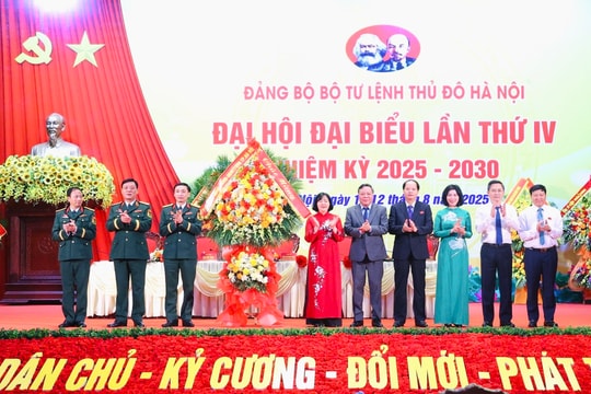 Ban Chấp hành Đảng bộ Bộ Tư lệnh Thủ đô Hà Nội khóa IV gồm 19 đồng chí