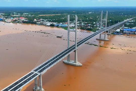 Ngắm cầu Rạch Miễu 2 trước ngày khánh thành