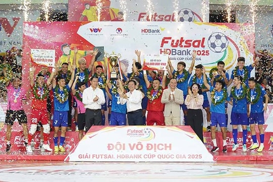 Thái Sơn Bắc bảo vệ thành công ngôi vô địch giải futsal Cúp Quốc gia