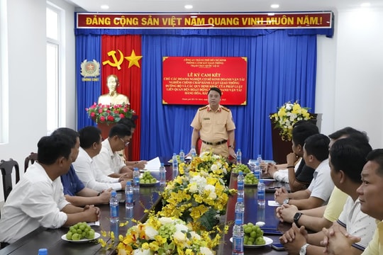 Doanh nghiệp vận tải TP Hồ Chí Minh nói không với vi phạm giao thông