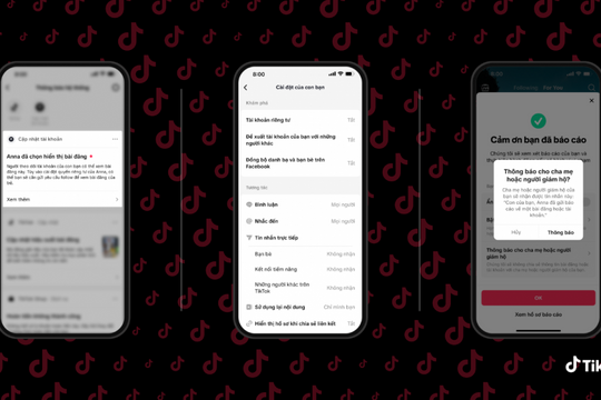 TikTok cập nhật tính năng hỗ trợ phụ huynh đồng hành cùng con trong hành trình số