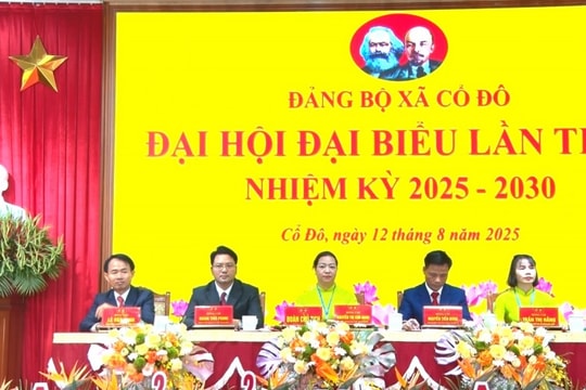 Đại hội đại biểu Đảng bộ xã Cổ Đô (Hà Nội) Phát huy truyền thống đoàn kết, sáng tạo, phát triển