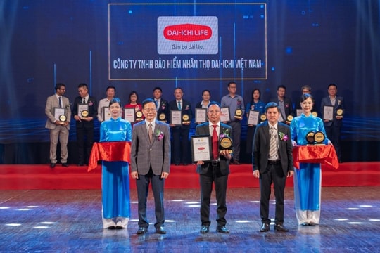 Dai-ichi Life Việt Nam Tiếp tục được vinh danh "Top 10 nhãn hiệu nổi tiếng Việt Nam 2025"