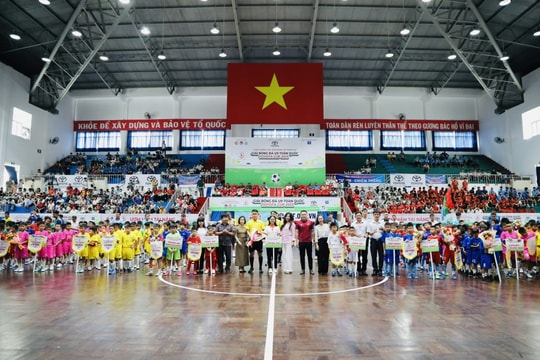 Khai mạc giải bóng đá U9 Toàn quốc Toyota Cup 2025