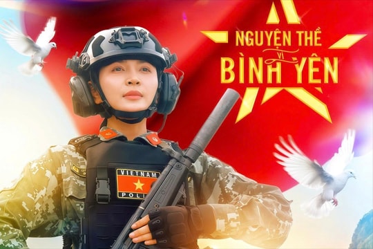 Ca sĩ Duyên Quỳnh hóa thân thành chiến sĩ công an trong MV "Nguyện thề vì bình yên"