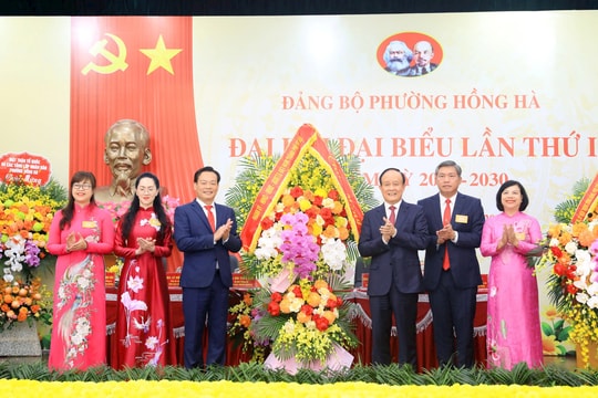 Phó Bí thư Thành ủy Nguyễn Ngọc Tuấn: Bám sát quy hoạch, xây dựng phường Hồng Hà thành đô thị văn minh, hiện đại