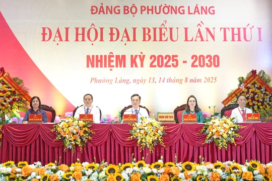 215 đại biểu tham dự Đại hội đại biểu Đảng bộ phường Láng
