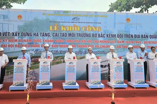TP Hồ Chí Minh khởi công cải tạo bờ Bắc Kênh Đôi