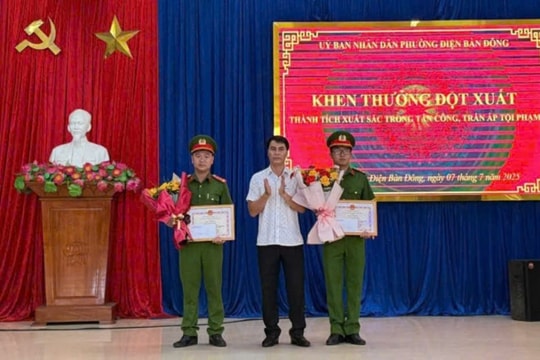 Đà Nẵng Công an Điện Bàn Đông trấn áp hiệu quả các loại tội phạm