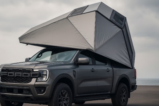 Ford biến bán tải điện thành “ngôi nhà di động” với loạt tiện ích