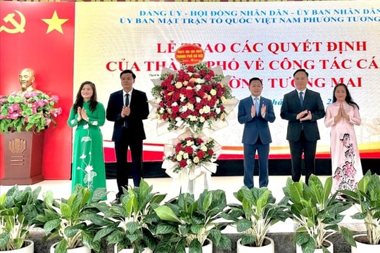 Xây dựng phường Tương Mai văn minh, hiện đại, nhân dân ấm no, hạnh phúc