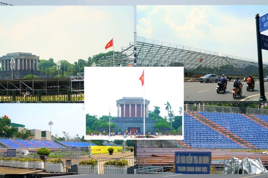 Hà Nội chuẩn bị khán đài 30.000 chỗ ngồi phục vụ đại lễ 2/9