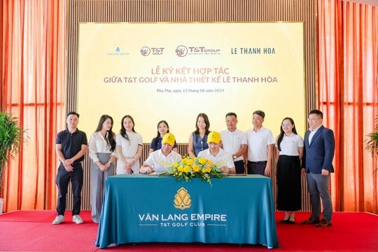 NTK Lê Thanh Hòa thiết kế đồng phục riêng cho CBNV Văn Lang Empire T&T Golf Club