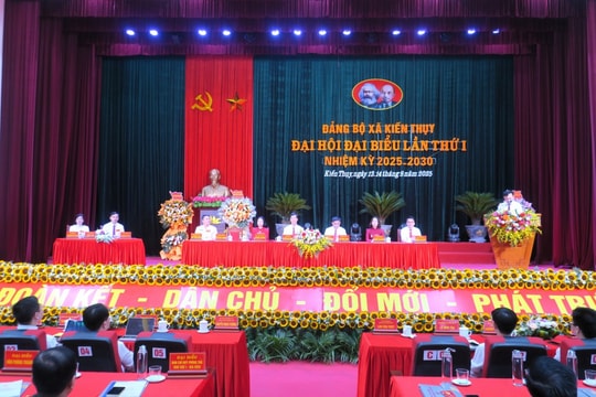 Xã Kiến Thụy (thành phố Hải Phòng) Xây dựng hệ thống chính trị vững mạnh, đổi mới, phát triển toàn diện