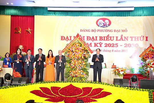 Xây dựng Đại Mỗ thành phường kiểu mẫu, xanh, thông minh, bền vững
