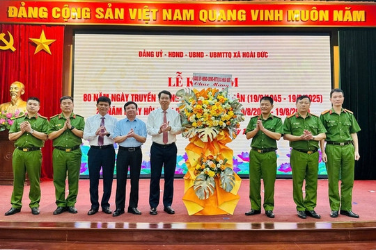 Công an Hoài Đức: “Lá chắn thép” bảo vệ bình yên cho Nhân dân