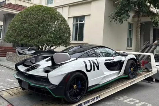 McLaren Senna của "vua cafe" bất ngờ xuất hiện trên đường phố Hà Nội