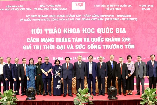 Tổ chức thành công hội thảo "Cách mạng tháng Tám và Quốc khánh 2/9: Giá trị thời đại và sức sống trường tồn"