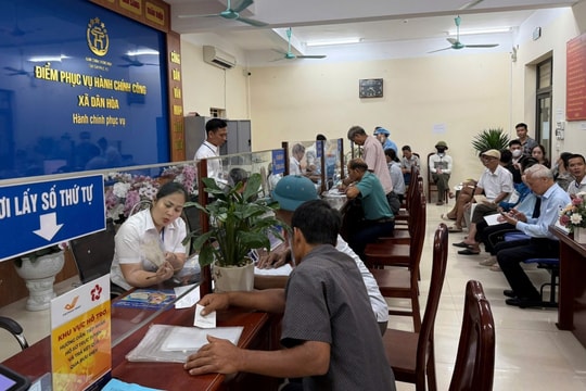 Ủy ban MTTQ Việt Nam Thành phố giám sát vận hành mô hình chính quyền địa phương 2 cấp tại xã Dân Hòa