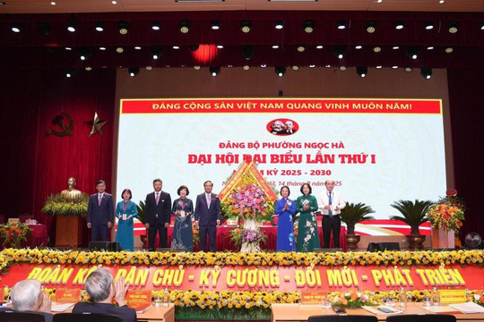 Đại hội đại biểu Đảng bộ phường Ngọc Hà lần thứ I, nhiệm kỳ 2025-2030: Tự hào khẳng định vị thế địa bàn trung tâm, người Ngọc Hà thanh lịch, nghĩa tình