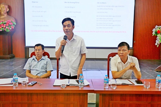 Xã Đoài Phương tháo gỡ vướng mắc trong triển khai dự án Cụm công nghiệp Sơn Đông