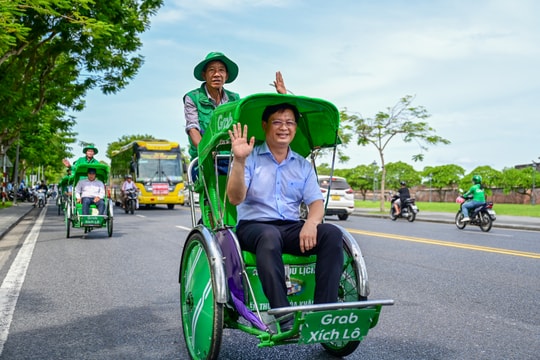 Độc đáo mô hình Grab Xích lô tại thành phố Huế