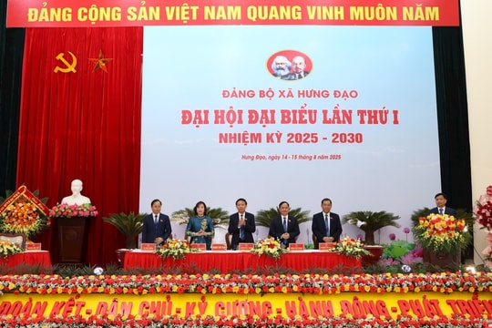 Đại hội đại biểu Đảng bộ xã Hưng Đạo (Hà Nội) Phát triển Nông thôn mới nâng cao, gắn với đô thị hóa bền vững