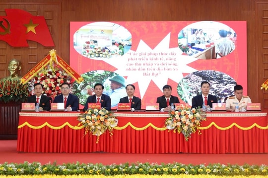 Đại hội đại biểu Đảng bộ xã Bất Bạt (Hà Nội) Phát triển kinh tế nhanh, bền vững, bảo đảm an sinh xã hội