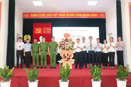 Công an xã Thuận An Xây dựng lực lượng Công an trong sạch, vững mạnh, chính quy, tinh nhuệ, hiện đại