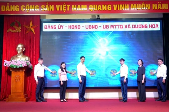 Xã Dương Hòa thành lập 46 tổ chuyển đổi số cộng đồng