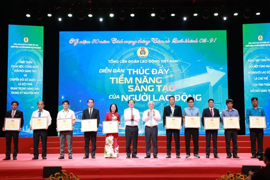 Ngày hội lao động sáng tạo toàn quốc năm 2025: Lan tỏa tinh thần đổi mới, sáng tạo và cống hiến của đoàn viên, người lao động