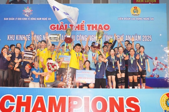 Mãn nhãn, ấn tượng Giải thể thao Khu kinh tế Đông Nam Nghệ An năm 2025