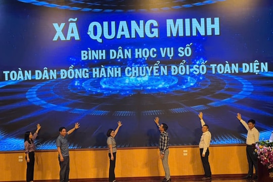 Xã Quang Minh lan tỏa phong trào “Bình dân học vụ số” tới từng người dân