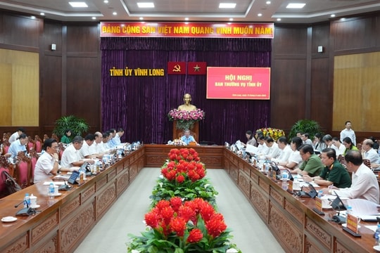 Ban Thường vụ Tỉnh ủy Vĩnh Long tập trung hoàn thiện dự thảo các văn kiện