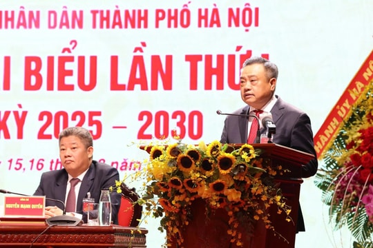 Đại hội đại biểu Đảng bộ UBND thành phố Hà Nội lần thứ I, nhiệm kỳ 2025-2030 Nâng cao vai trò lãnh đạo, xây dựng chính quyền tinh gọn, hiệu quả