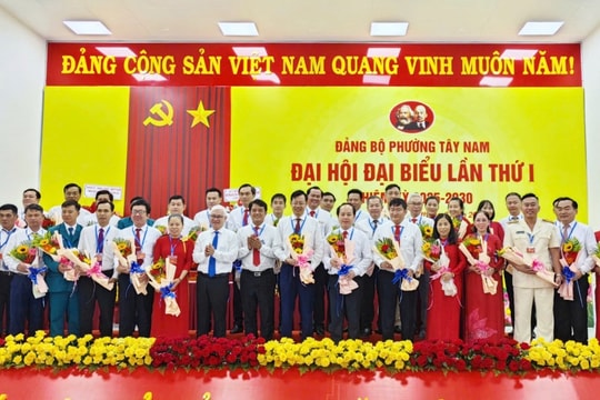 Đại hội Đảng bộ phường Tây Nam mở ra chặng đường phát triển mới
