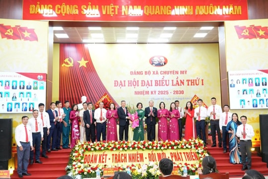Đại hội đại biểu Đảng bộ xã Chuyên Mỹ  lần thứ I, nhiệm kỳ 2025 - 2030 Phát huy truyền thống, xây dựng xã Chuyên Mỹ hiện đại, kiểu mẫu