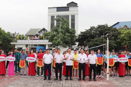Giải thể thao chào mừng Đại hội đại biểu Đảng bộ xã Bát Tràng lần thứ I