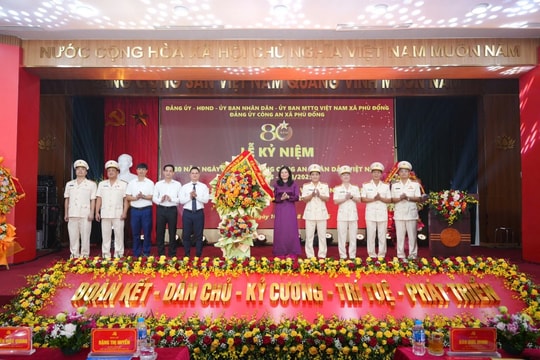 Công an xã Phù Đổng (Thành phố Hà Nội) Phát huy truyền thống anh hùng, sẵn sàng làm “điểm tựa bình yên” của Nhân dân