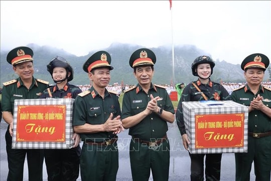 Đại tướng Phan Văn Giang chủ trì tổng hợp luyện các lực lượng diễu binh, diễu hành dịp Quốc khánh