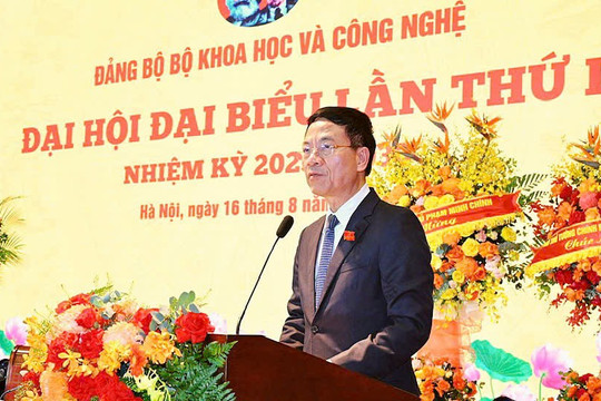 Đại hội Đảng bộ Bộ Khoa học và Công nghệ: Khẳng định sứ mệnh tiên phong, sáng tạo và đột phá