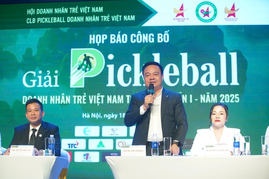 Hơn 1000 VĐV tham dự Giải Pickleball Doanh nhân trẻ Việt Nam toàn quốc 2025