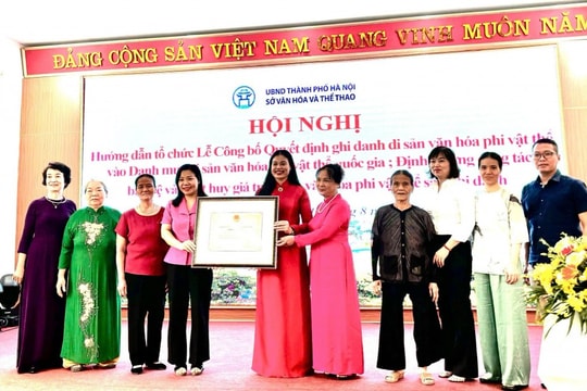 Hà Nội có thêm 9 di sản văn hóa phi vật thể quốc gia