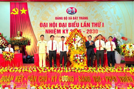Đại hội đại biểu Đảng bộ xã Bát Tràng lần thứ I, nhiệm kỳ 2025 - 2030 Đẩy mạnh chuyển đổi số, xây dựng xã Bát Tràng phát triển toàn diện, bền vững