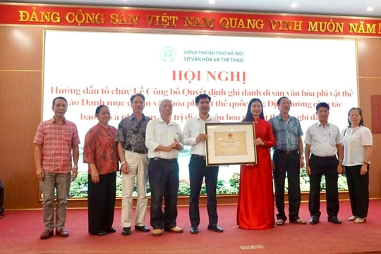 Hà Nội: Thêm 9 di sản văn hóa phi vật thể được ghi danh cấp quốc gia